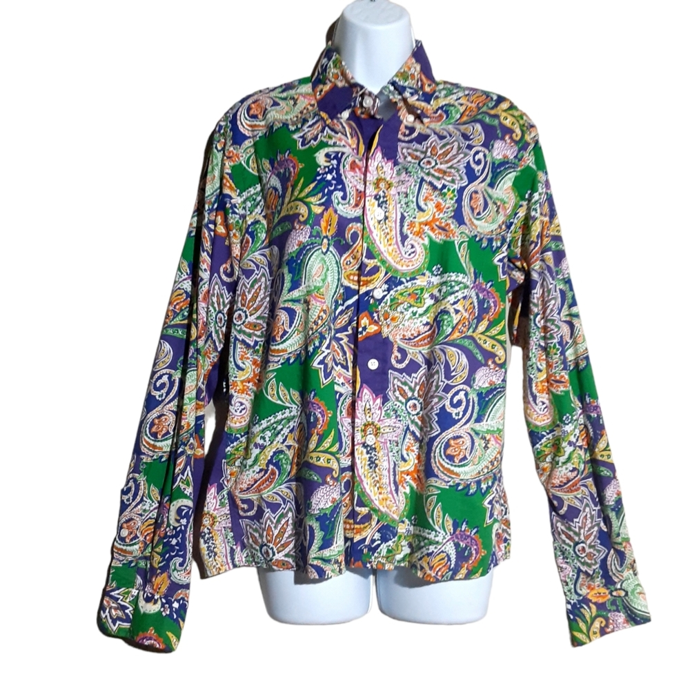 Ralph Lauren Paisley Shirt - Picture 2 of 4